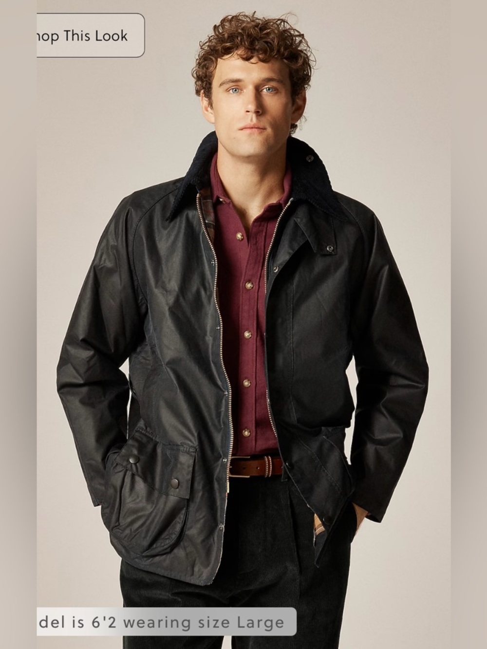 Barbour Ashby wax jacket